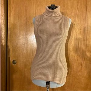 Michael Kors turtleneck sleeveless sweater
